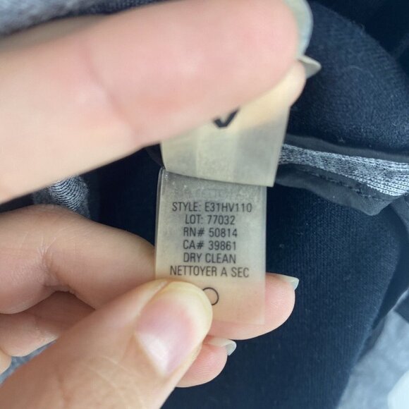 Elie Tahari Women's Zip Jacket Size XL Gray Heathered Black Accents - Picture 6 of 11